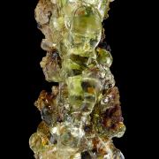 Opal var. hyalite CRAZY FLUORESCENCE