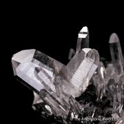 Quartz (Japan Law Twin) on Cassiterite 