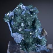 Dioptase on Shattuckite