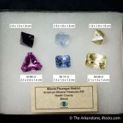 Fluorite (Rough & Cut set)