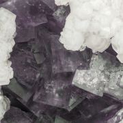 Fluorite with Calcite