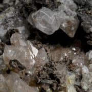 Copper in Calcite with Epidote, Microcline and Pumpellyite