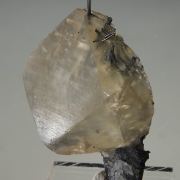 Calcite with Stibnite inclusions