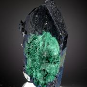 Azurite w. Malachite - large classic Tsumeb 