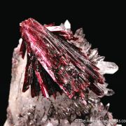 Erythrite on Quartz