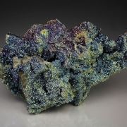FLUORITE, iridescent PYRITE