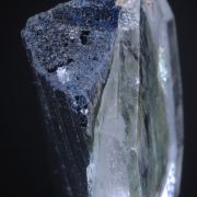 Elbaite on and in tabular Quartz