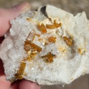 Vanadinite with Calcite