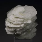 CALCITE with ACTINOLITE inclusions