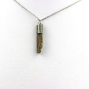 Raw Epidote Necklace. 6.39 ct.
