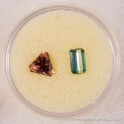 Elbaite Tourmaline (Rough & Cut set)