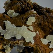 Adamite on Gossan (Hematite)