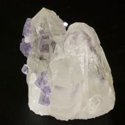 Fluorite on Quartz