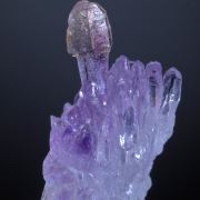 Amethyst -scepter with Rutile inclusions