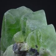 Peridot (var. Forsterite) gem crystals