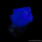 Fluorite on Arsenopyrite