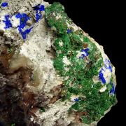 Magnesite, malachite, dolomite