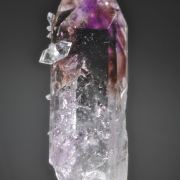 Amethyst phantom with Apophyllite crystals