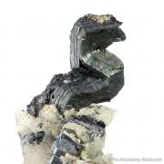 Stibnite and Calcite