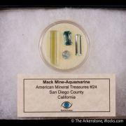 Beryl var. Aquamarine (Rough & Cut set)