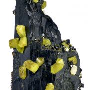 Zircon, aegirine, titanite, magnetite