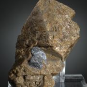 Spinel (very large crystals) with Sapphire