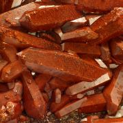 Quartz var. ferruginous