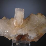Barite with Stibnite