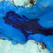 Azurite with Chalcoalunite 