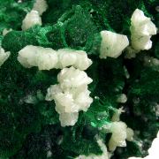 Cerussite, malachite