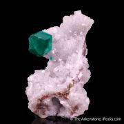 Dioptase with Calcite