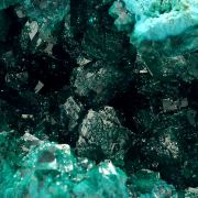Dioptase, quartz SPARKLY