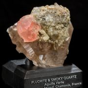 Pink Fluorite & Smoky Quartz