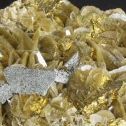 Tetrahedrite with Chalcopyrite on Siderite