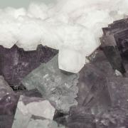 Fluorite with Calcite