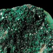 Brochantite on Malachite -historic