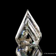 Cerussite (twinned)