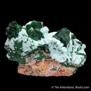 Kolwezite & Malachite ps. Dolomite on Malachite/Chrysocolla ps. Baryte