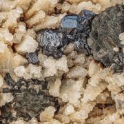 Pyrargyrite  on Calcite
