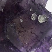 Fluorite with Calcite