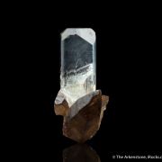 Topaz on Smoky Quartz