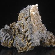 Willemite ps. after Descloizite with Mimetite and Cerussite