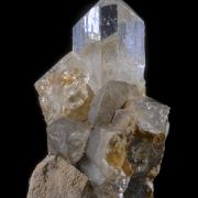 Topaz - classic Russian, on Feldspar, Quartz