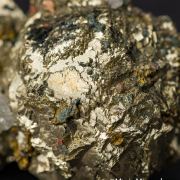 Pyrite over Chalcopyrite with Calcite
