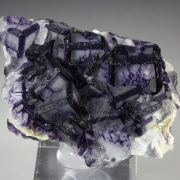 FLUORITE with PHANTOMS - border pattern