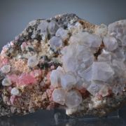 Rhodochrosite with Fluorite, Quartz etc