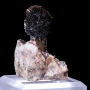 Goethite Spray on Smoky Quartz & Microcline