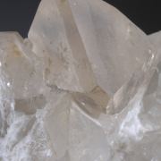 Topaz on Quartz and Clevelandite
