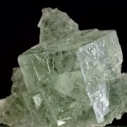 Fluorite- water clear green cubes