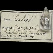 Calcite from UK – OLD LABEL